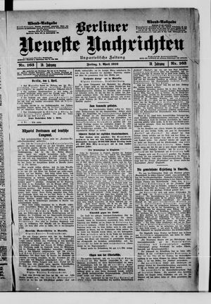 Berliner Neueste Nachrichten vom 01.04.1910