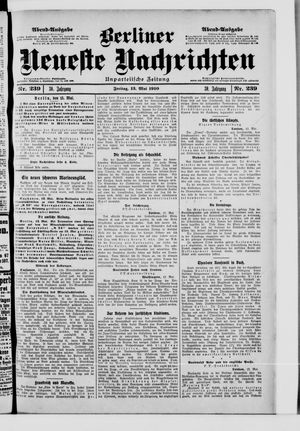 Berliner Neueste Nachrichten vom 13.05.1910