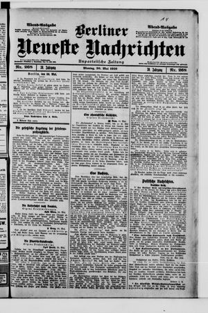 Berliner Neueste Nachrichten vom 30.05.1910