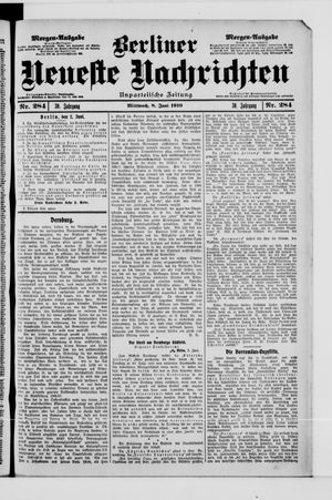 Berliner Neueste Nachrichten vom 08.06.1910