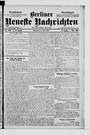 Berliner Neueste Nachrichten vom 11.06.1910