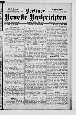 Berliner Neueste Nachrichten vom 16.06.1910