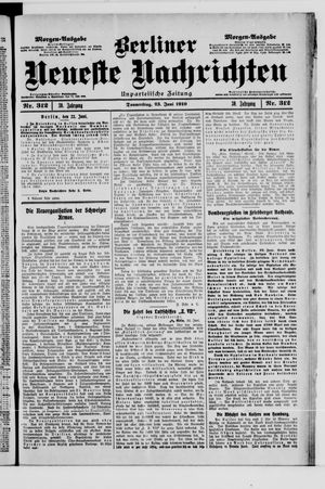 Berliner Neueste Nachrichten vom 23.06.1910