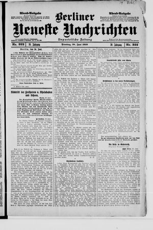 Berliner Neueste Nachrichten vom 28.06.1910