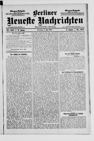 Berliner Neueste Nachrichten vom 05.07.1910