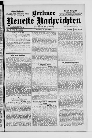 Berliner Neueste Nachrichten on Jul 12, 1910