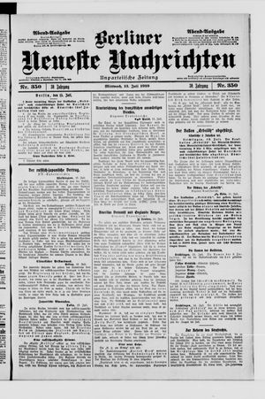 Berliner Neueste Nachrichten vom 13.07.1910