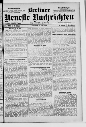Berliner Neueste Nachrichten vom 23.07.1910