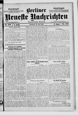 Berliner Neueste Nachrichten vom 30.07.1910