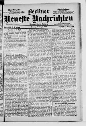 Berliner Neueste Nachrichten vom 30.08.1910
