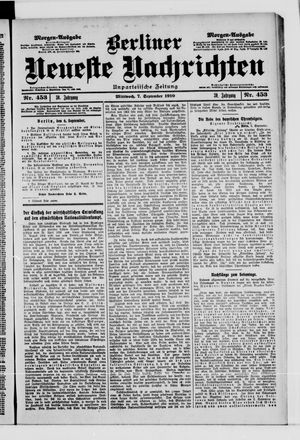 Berliner Neueste Nachrichten vom 07.09.1910