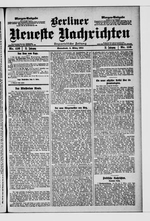 Berliner Neueste Nachrichten vom 04.03.1911