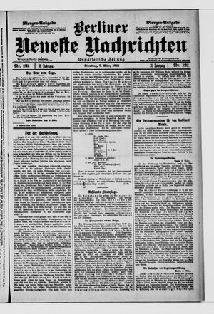 Berliner neueste Nachrichten vom 07.03.1911