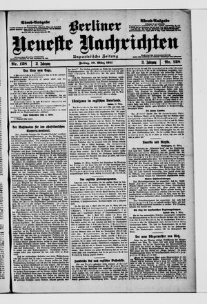 Berliner neueste Nachrichten vom 10.03.1911