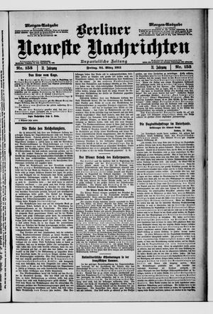 Berliner Neueste Nachrichten vom 24.03.1911