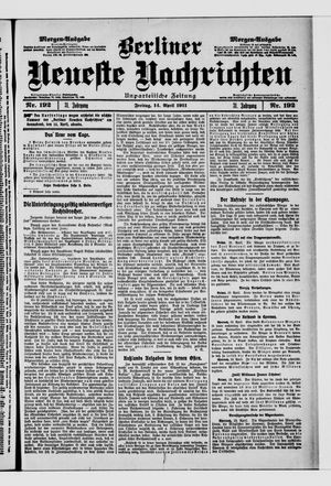 Berliner Neueste Nachrichten on Apr 14, 1911