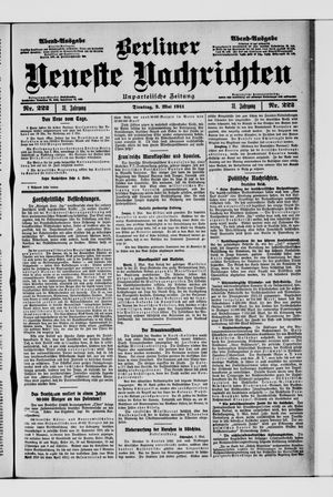 Berliner Neueste Nachrichten vom 02.05.1911