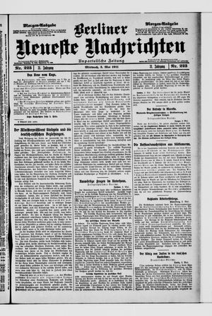 Berliner Neueste Nachrichten vom 03.05.1911