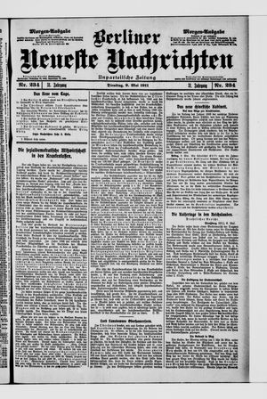 Berliner Neueste Nachrichten vom 09.05.1911