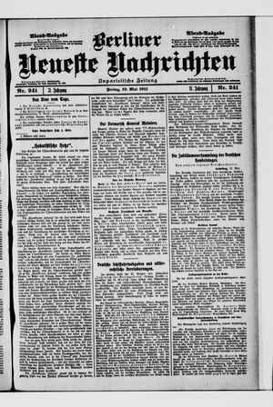 Berliner Neueste Nachrichten vom 12.05.1911