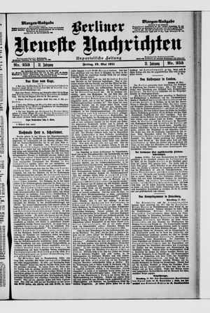 Berliner Neueste Nachrichten vom 19.05.1911