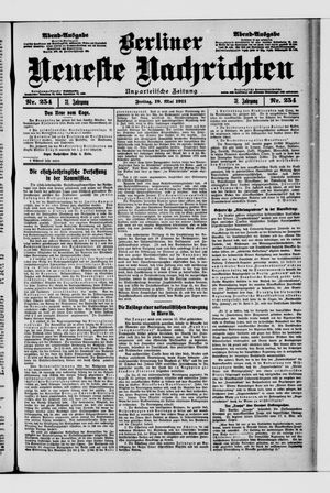Berliner Neueste Nachrichten vom 19.05.1911