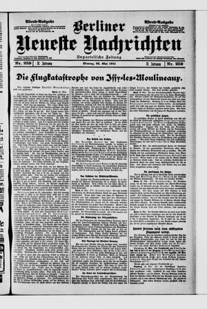 Berliner Neueste Nachrichten vom 22.05.1911