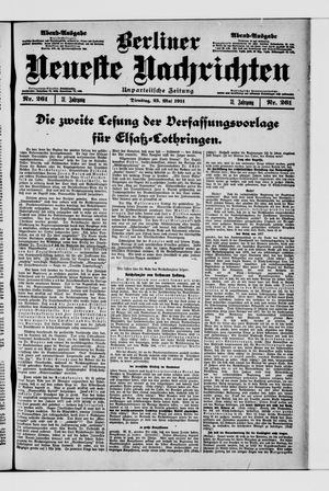 Berliner Neueste Nachrichten vom 23.05.1911