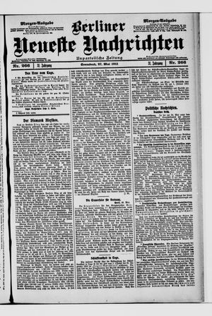 Berliner Neueste Nachrichten vom 27.05.1911