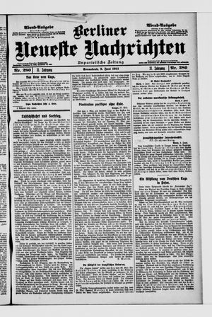 Berliner Neueste Nachrichten vom 03.06.1911