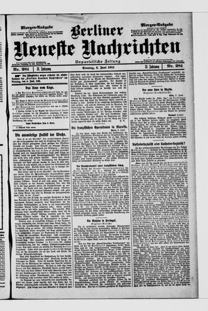 Berliner Neueste Nachrichten vom 04.06.1911