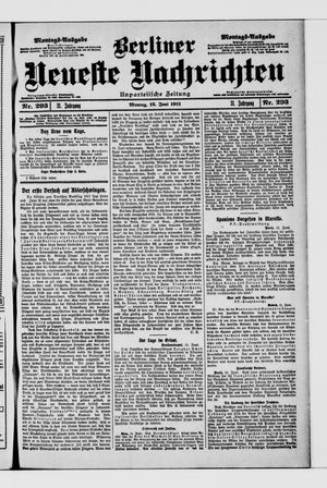 Berliner Neueste Nachrichten vom 12.06.1911