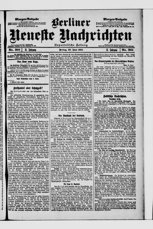 Berliner Neueste Nachrichten vom 16.06.1911