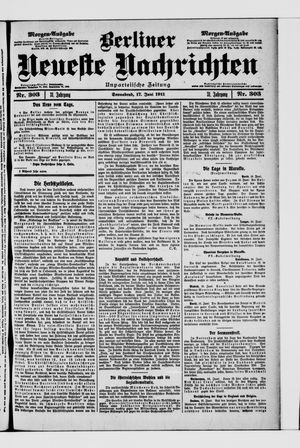 Berliner Neueste Nachrichten vom 17.06.1911