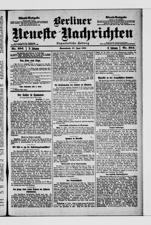 Berliner Neueste Nachrichten vom 17.06.1911