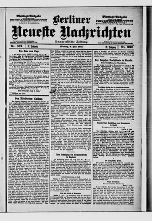 Berliner Neueste Nachrichten vom 03.07.1911