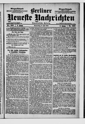 Berliner Neueste Nachrichten vom 06.07.1911