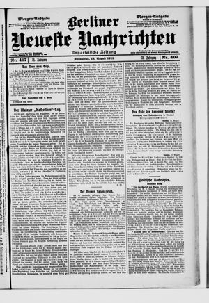 Berliner Neueste Nachrichten vom 12.08.1911