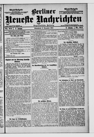 Berliner Neueste Nachrichten vom 02.12.1911