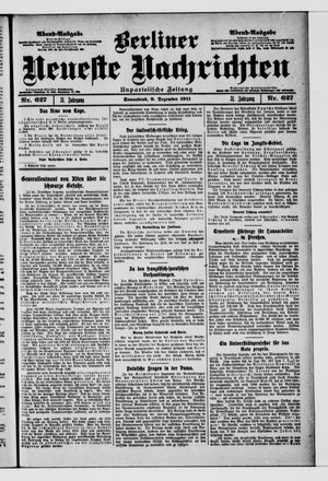 Berliner Neueste Nachrichten vom 09.12.1911