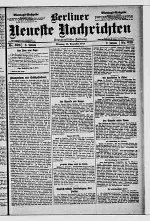 Berliner Neueste Nachrichten vom 11.12.1911