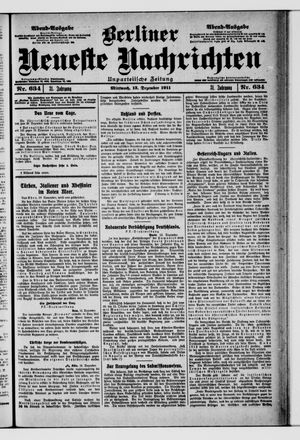 Berliner Neueste Nachrichten vom 13.12.1911
