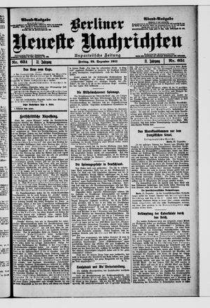 Berliner Neueste Nachrichten vom 22.12.1911
