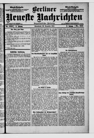 Berliner Neueste Nachrichten vom 23.12.1911