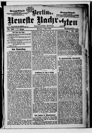 Berliner neueste Nachrichten vom 01.04.1912