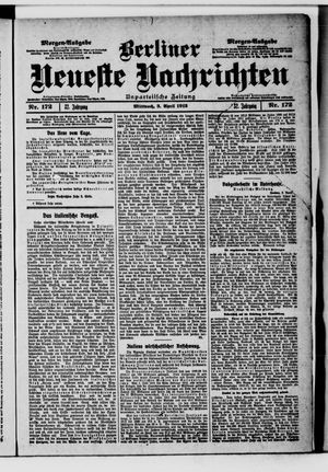 Berliner neueste Nachrichten vom 03.04.1912