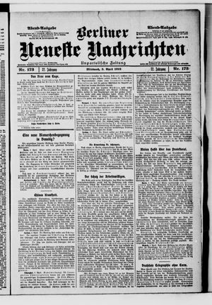 Berliner neueste Nachrichten vom 03.04.1912