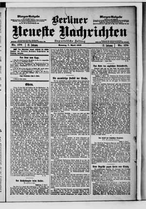 Berliner neueste Nachrichten vom 07.04.1912
