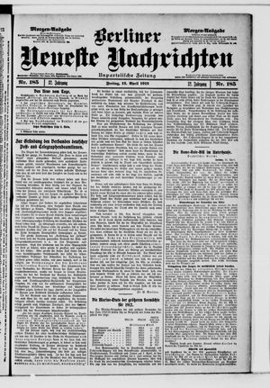 Berliner neueste Nachrichten on Apr 12, 1912
