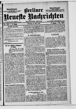 Berliner Neueste Nachrichten vom 22.05.1912